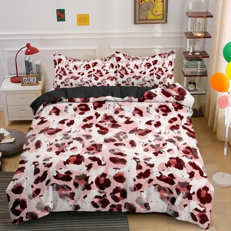 Leopard Print Bedding for Kids, Teens, Adults with Pillowcase