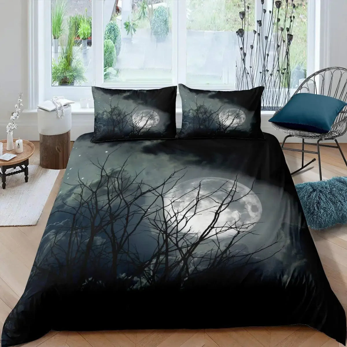 Halloween Tree Bedding Comforter Set Queen King