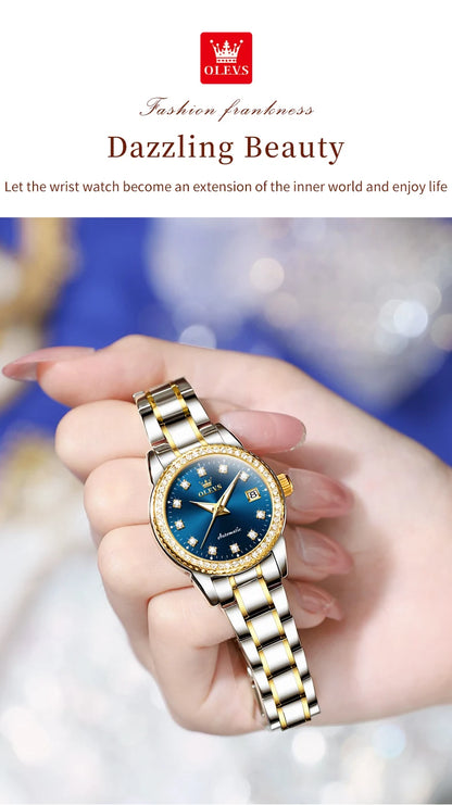 Watch for Women Diamond Gold Luxury Stainless steel