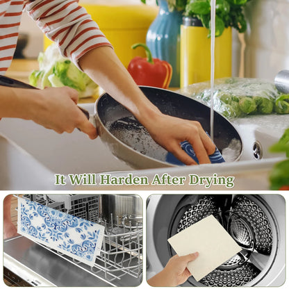 5/6/12PCS Kitchen Dish Towels Absorbent Swedish Dishcloths