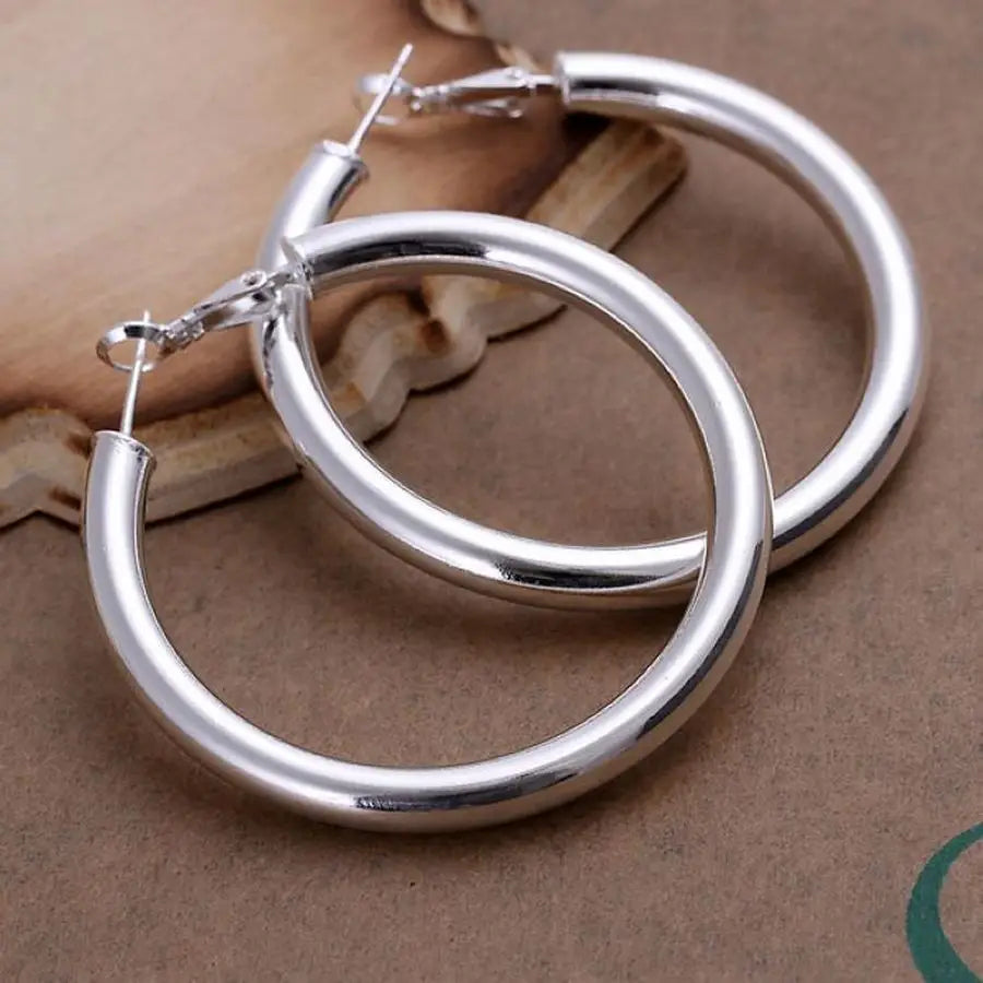 Pretty Fashion Sterling Silver Earrings