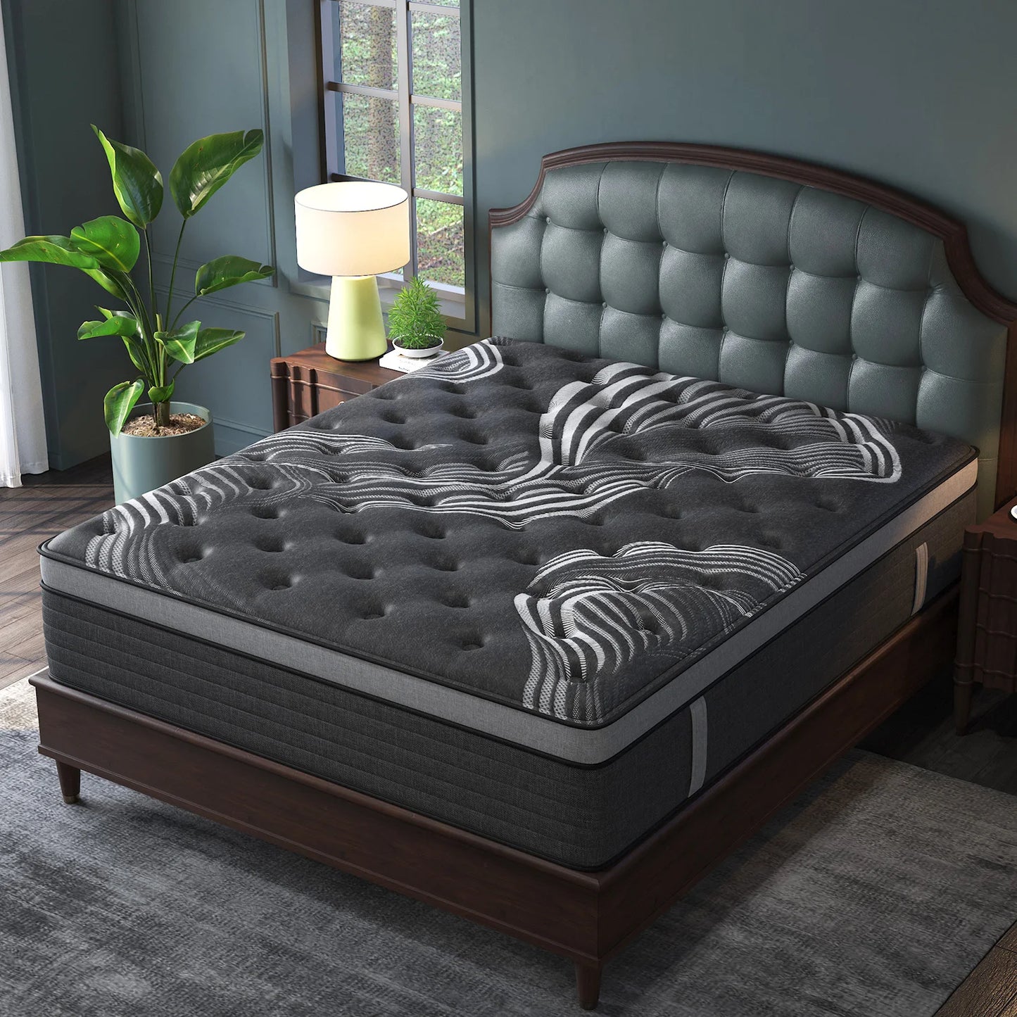 Gel Memory Foam Mattress Twin Full King Queen Medium Firm