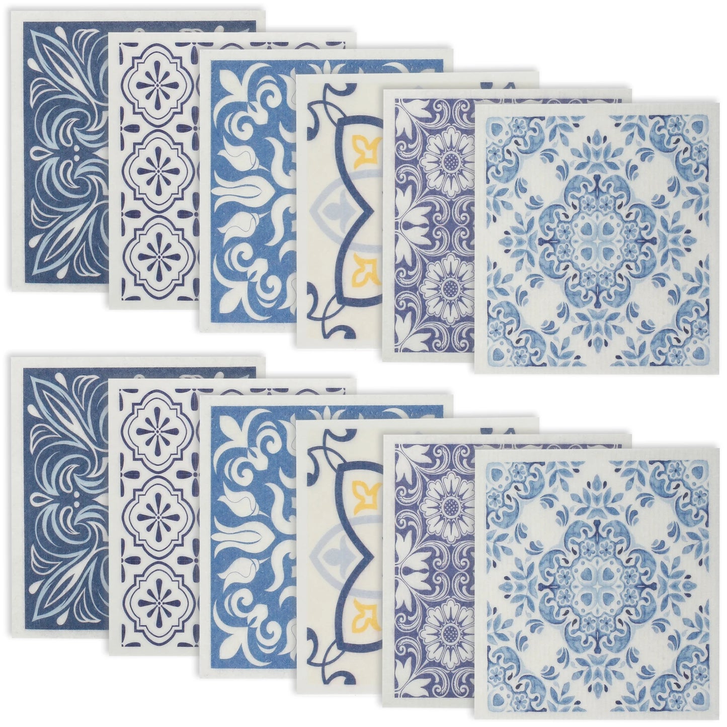 5/6/12PCS Kitchen Dish Towels Absorbent Swedish Dishcloths