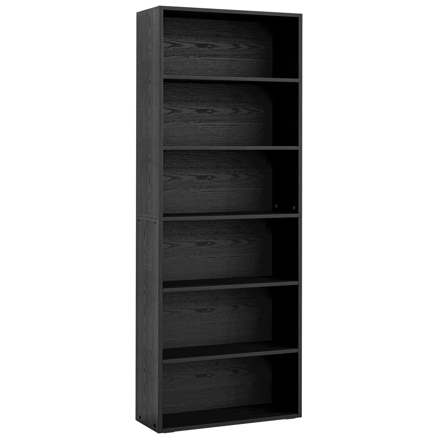 Floor Standing 6 Shelf Display Storage Shelves  Bookcase