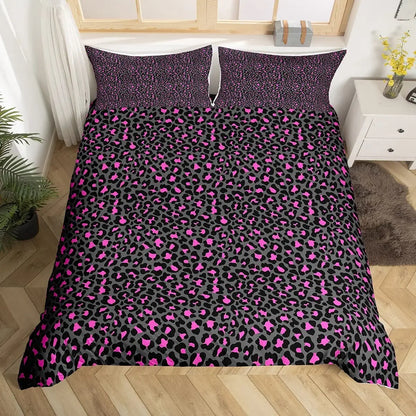 Leopard Print Bedding for Kids, Teens, Adults with Pillowcase