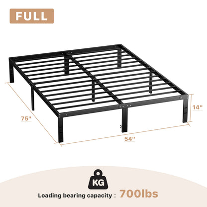 Metal Bed Frame, Twin/Full, Queen/King Size