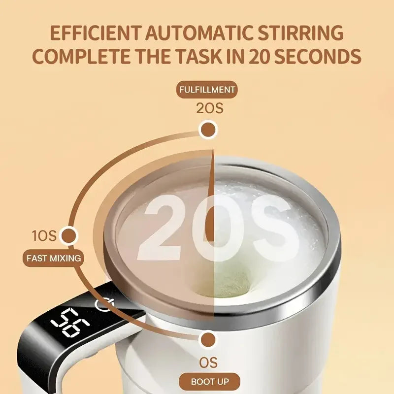 Smart mixing coffee cup LED USB charging