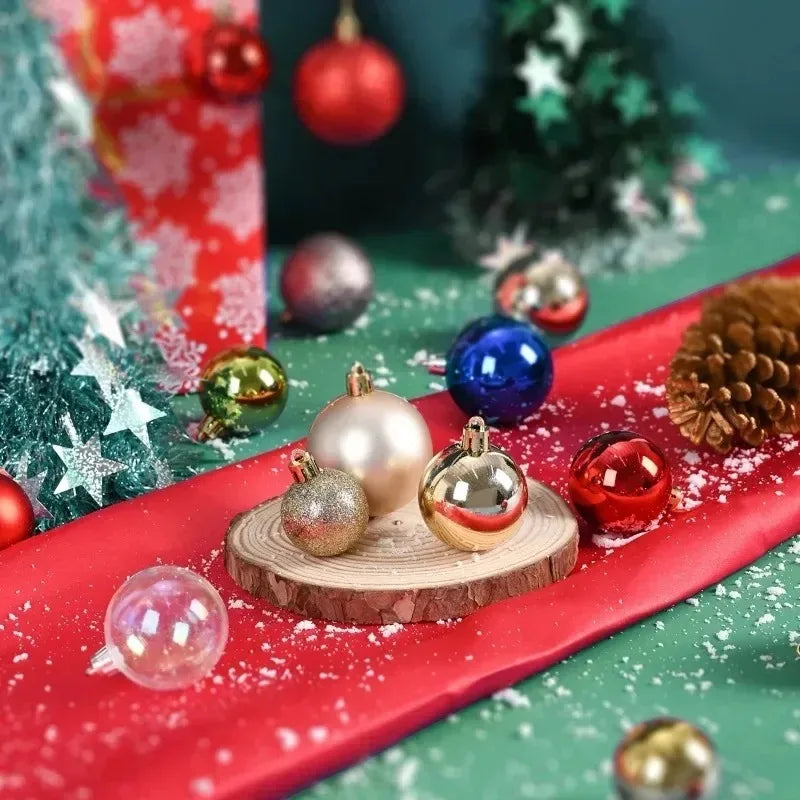 24Pcs  Christmas Tree Hanging Ornaments