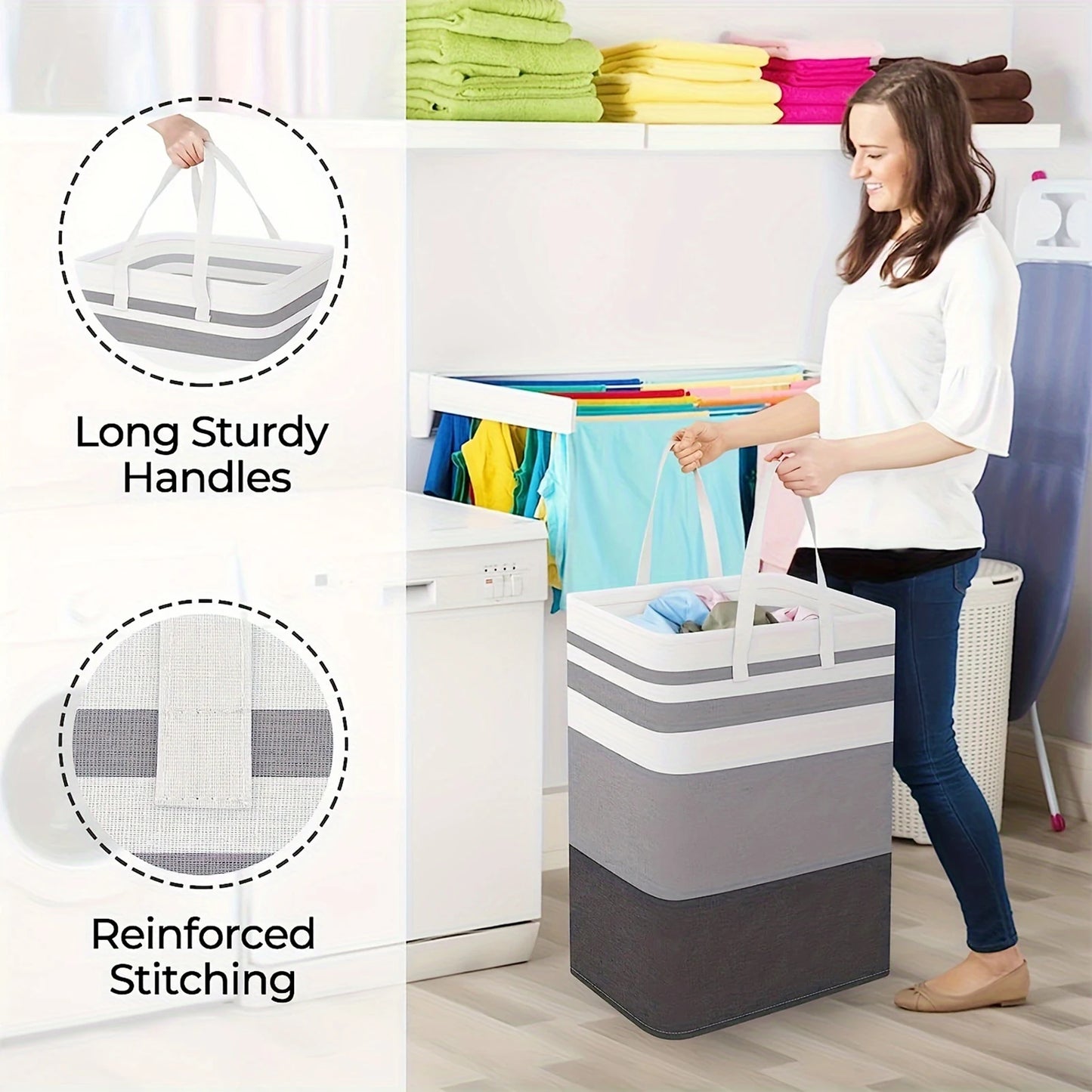 Large  Durable Dirty Clothes Hamper