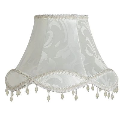 European Style Lampshade Vintage High-End Cloth Art Bead Lace
