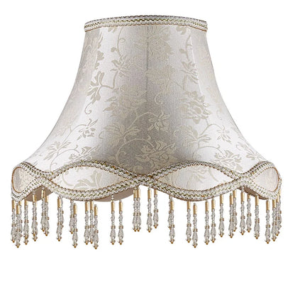 European Style Lampshade Vintage High-End Cloth Art Bead Lace