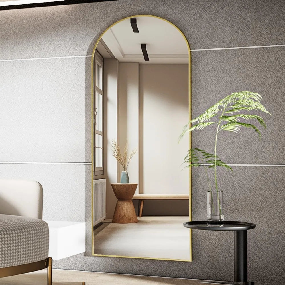 71 "x26" full body floor mirror, vertically suspended or inclined wall,