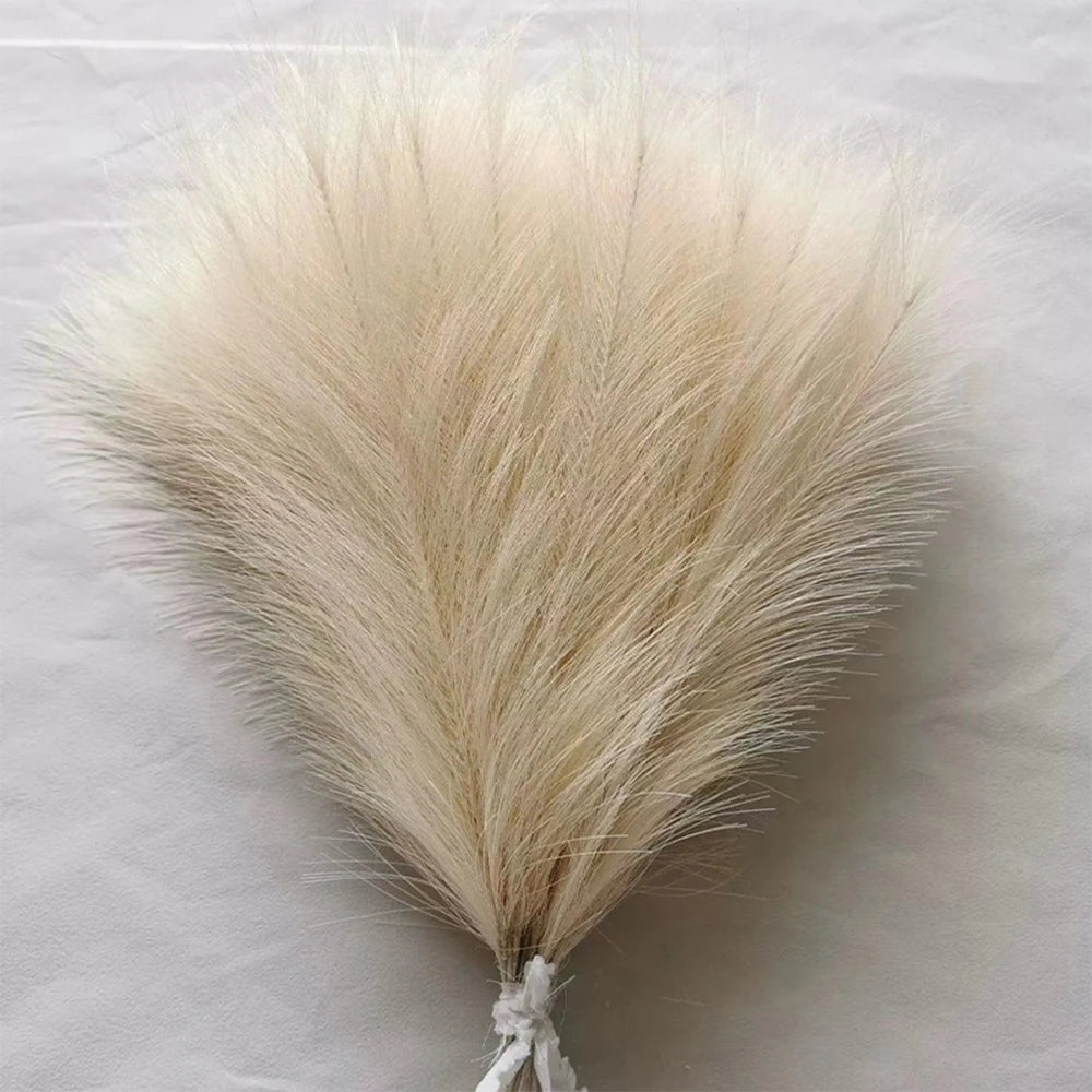 5/10/20PCS Fluffy Pampas Grass Boho Decor Artificial Flower