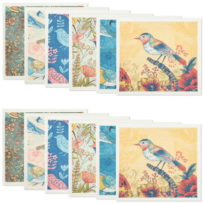 5/6/12PCS Kitchen Dish Towels Absorbent Swedish Dishcloths