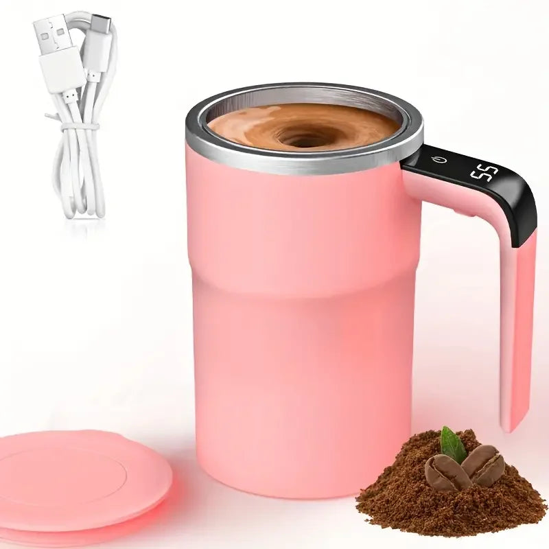 Smart mixing coffee cup LED USB charging