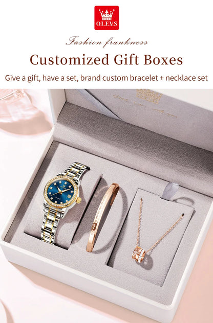 Watch for Women Diamond Gold Luxury Stainless steel