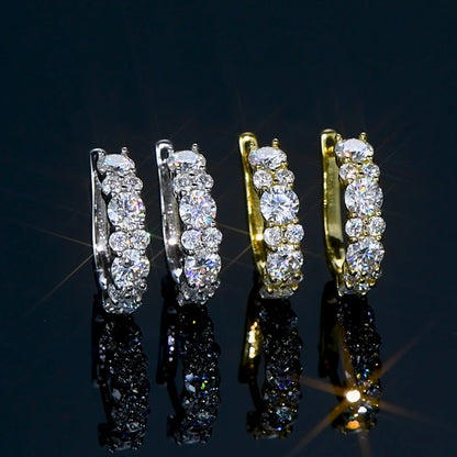 Sparking  Hoop Earrings