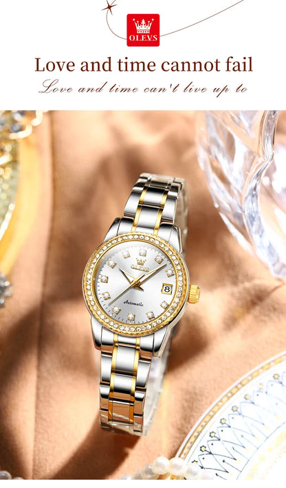 Watch for Women Diamond Gold Luxury Stainless steel