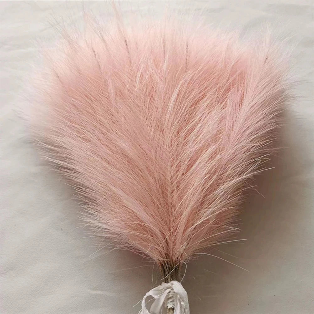 5/10/20PCS Fluffy Pampas Grass Boho Decor Artificial Flower