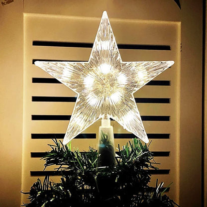 Christmas Tree Top Star Light LED