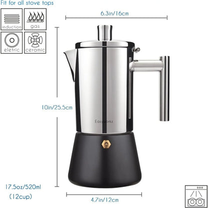 Italian Coffee Machine Maker 6Cup 10 oz