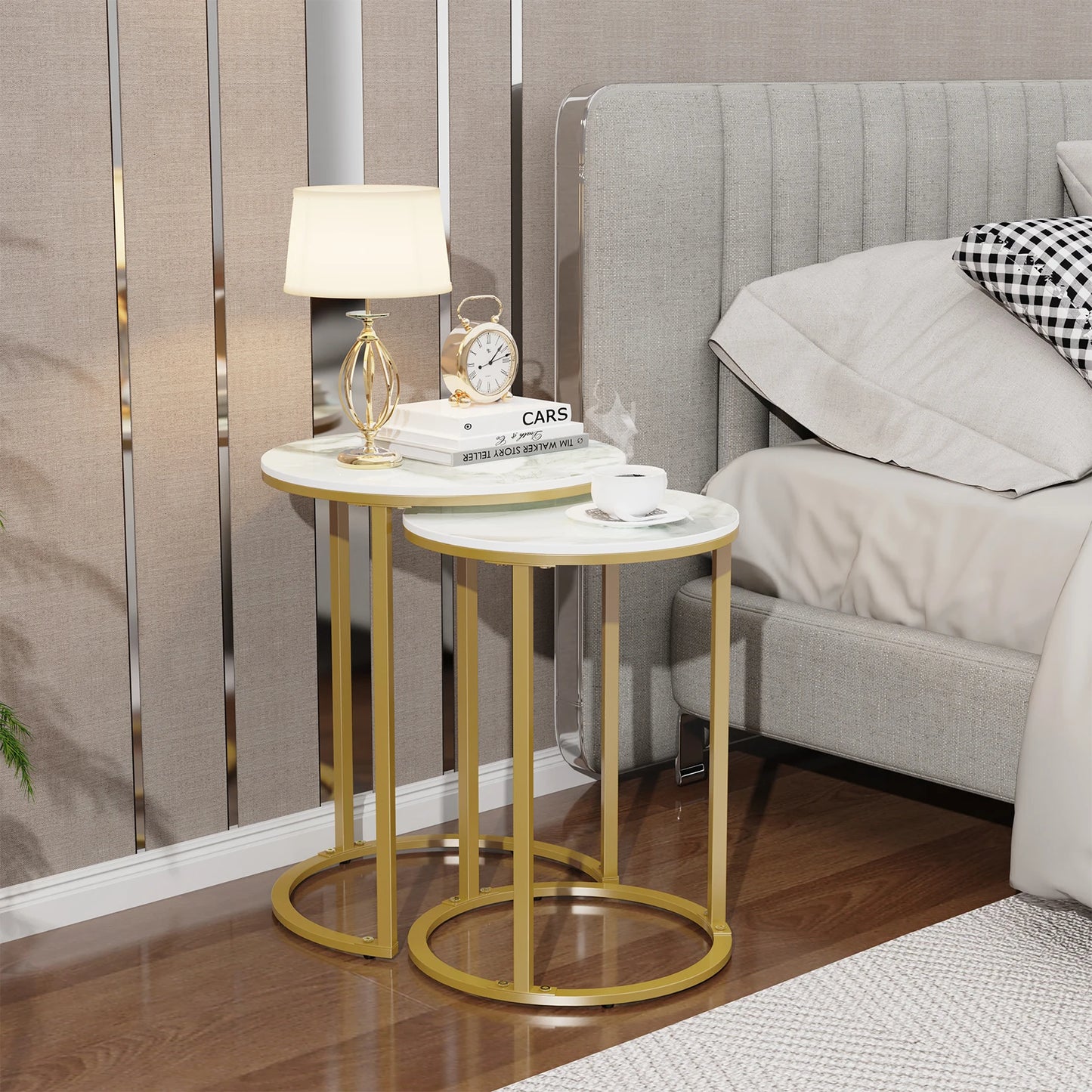 Set of 2  Accent Small End Tables
