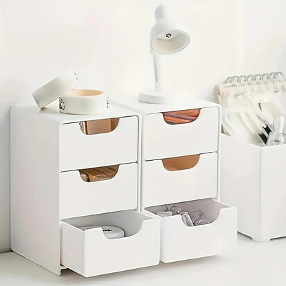 Chic 3-Tier Desk Organizer With Drawers