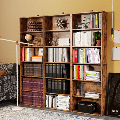 Floor Standing 6 Shelf Display Storage Shelves  Bookcase