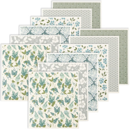 5/6/12PCS Kitchen Dish Towels Absorbent Swedish Dishcloths