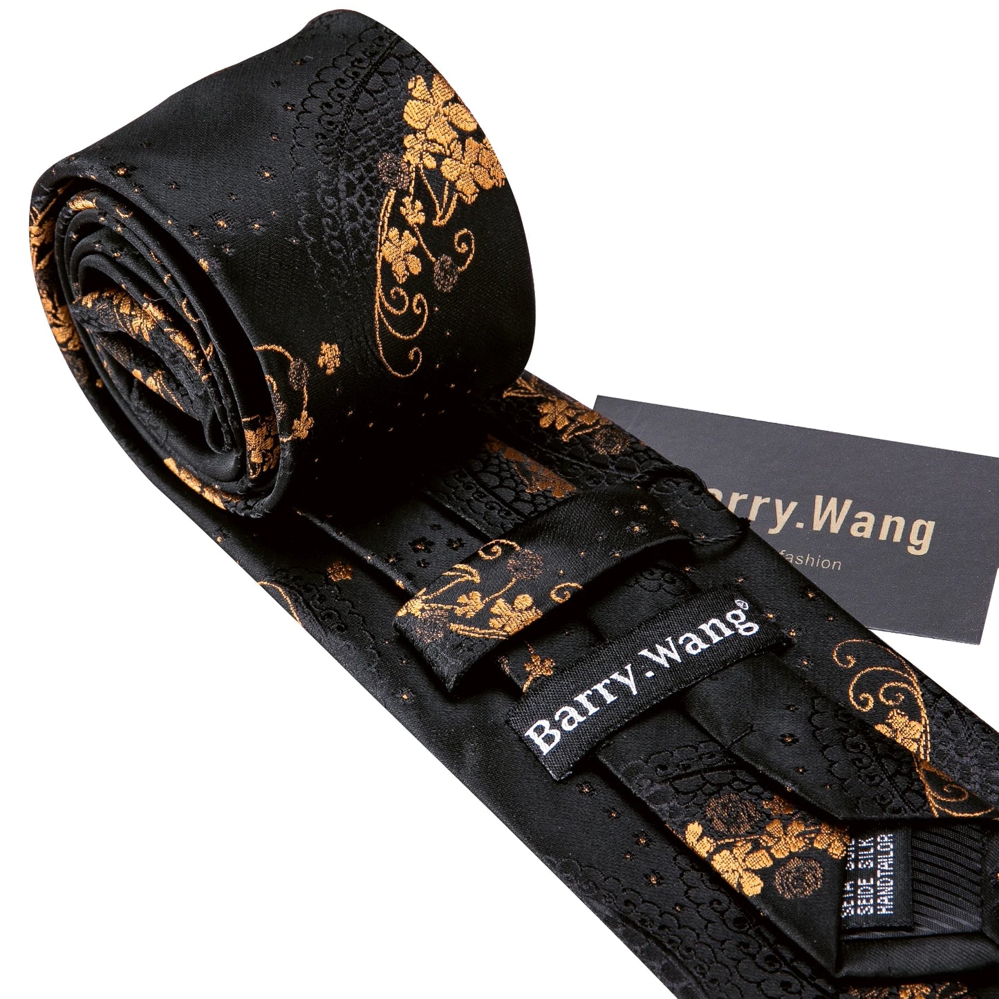 Designer Men's Necktie Pocket Square Cufflinks Set