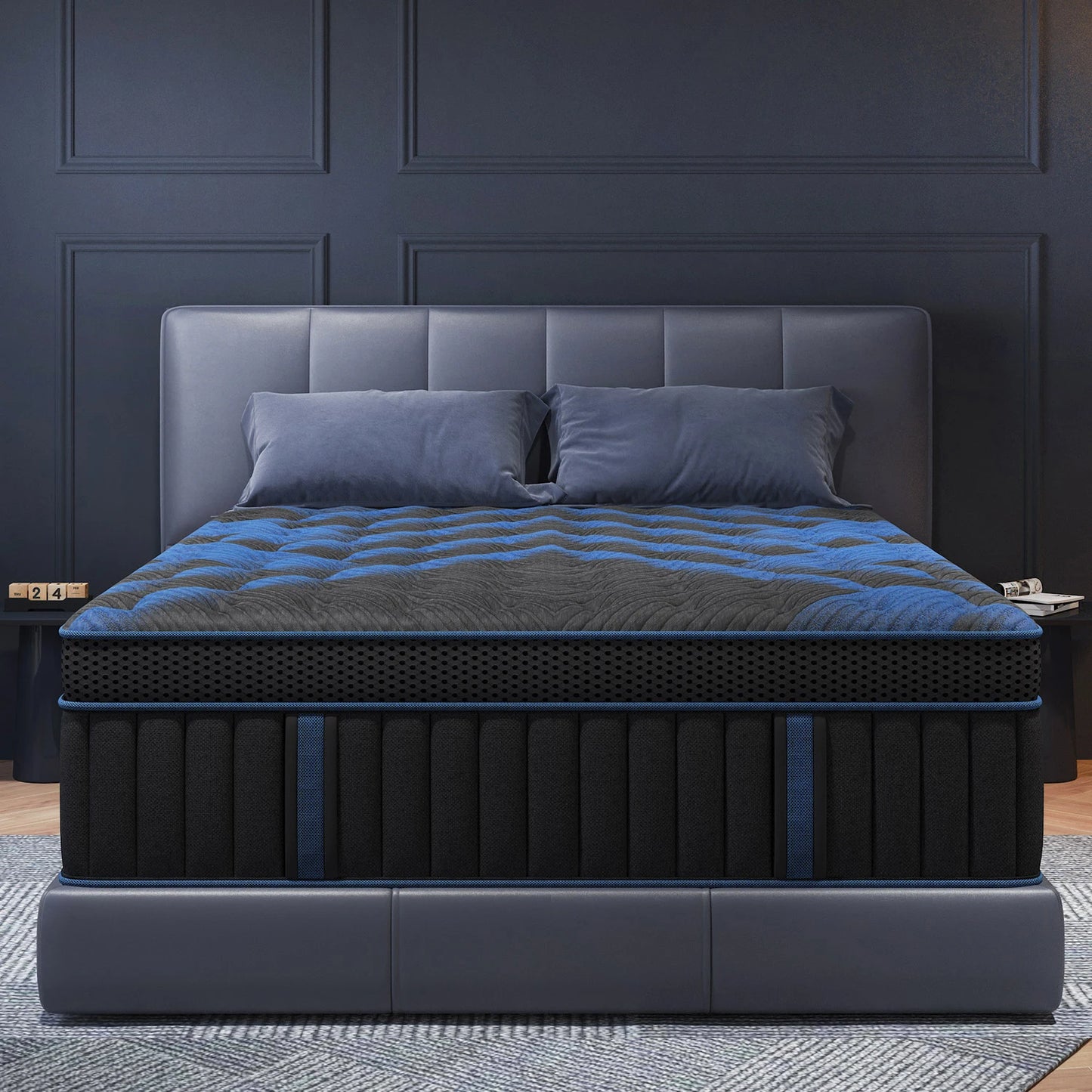 12"Gel Memory Foam Spring Bed Mattress Twin Full Queen King