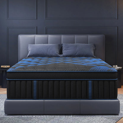 12"Gel Memory Foam Spring Bed Mattress Twin Full Queen King