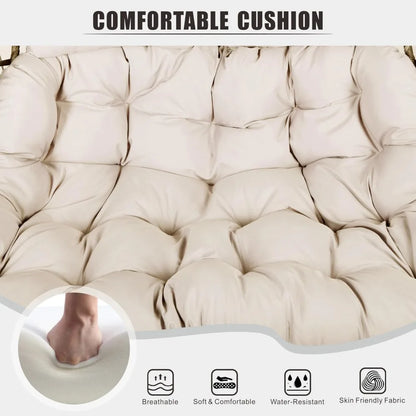 Patio Hammock Swing Chair with Cushion Loveseat