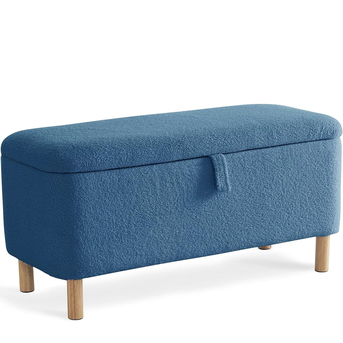 39.5" Boucle Storage Ottoman Bench for Bedroom